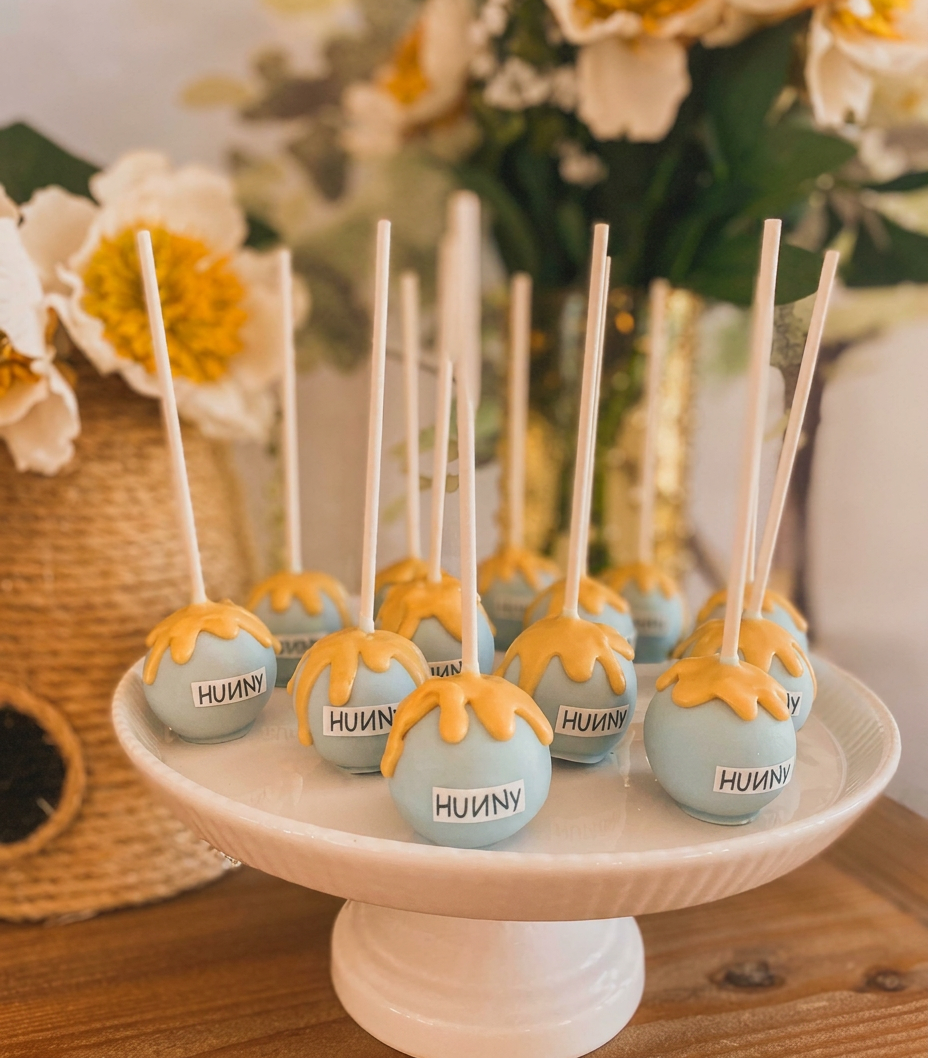 Colorful cake pops