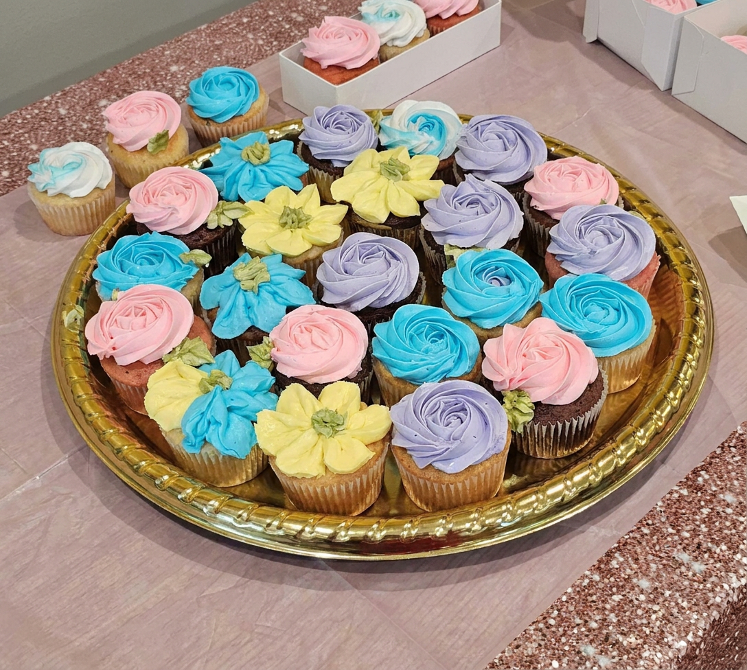 Cupcakes with buttercream